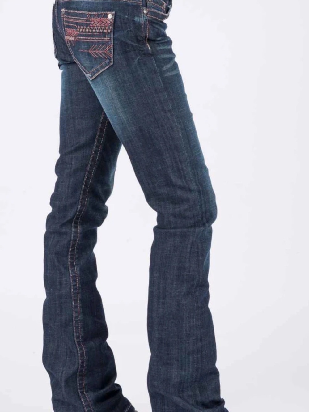 Stetson 0818 Contemporary bootcut Embroidered Pocket Women's Jeans